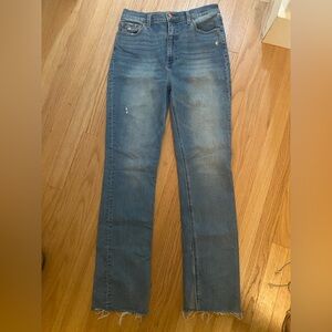 Pistola Light Blue Straight Leg Jeans